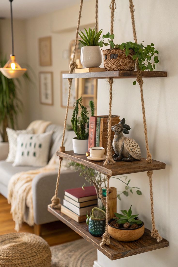Wall shelves